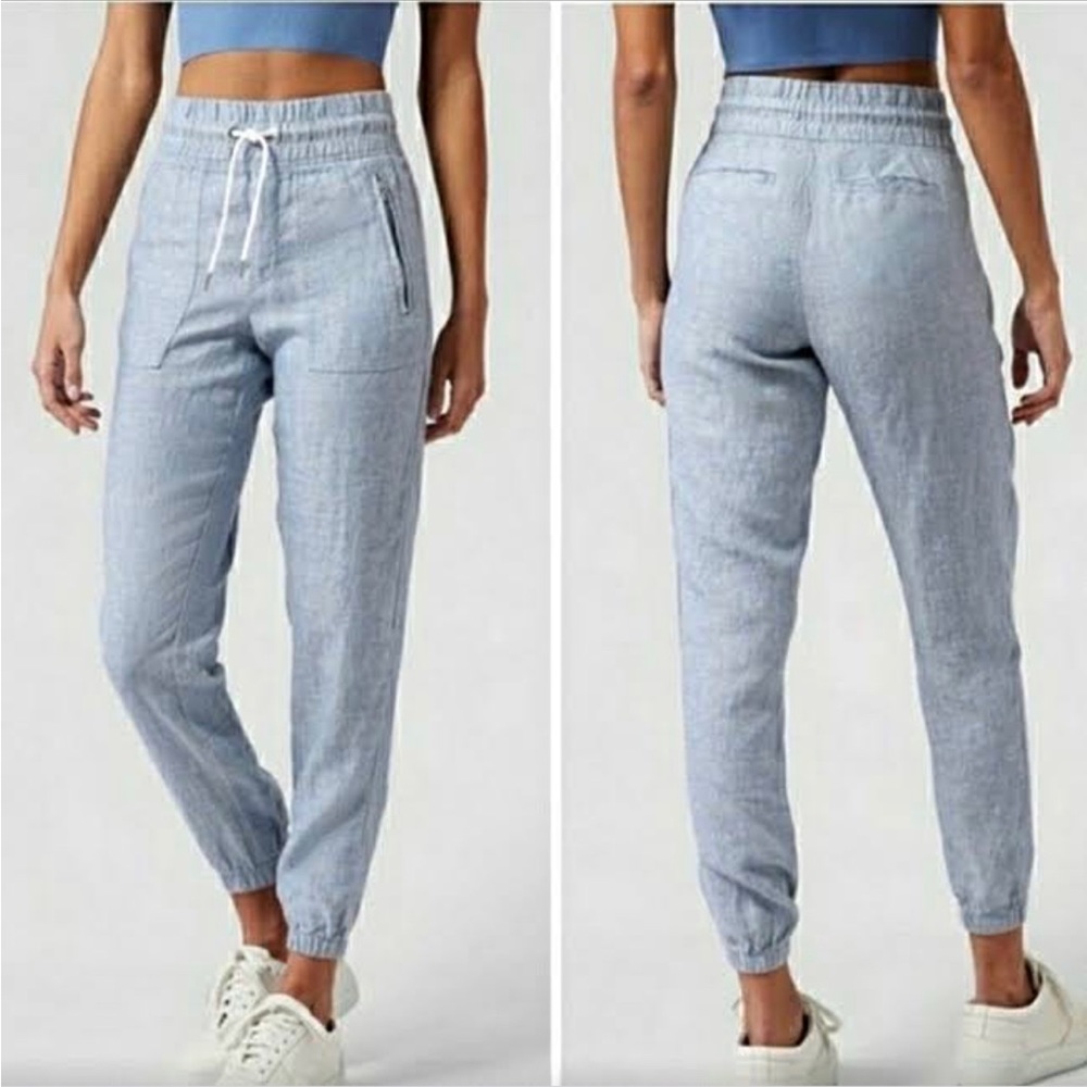 Athleta Cabo 100% Linen Jogger / Size 4